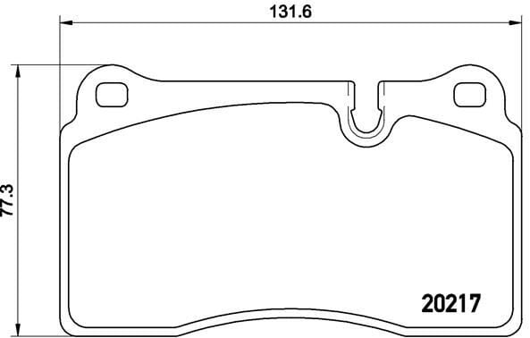 BREMBO P44018 FREN BALATASI ON LAND ROVER RANGE ROVER L320 L322 - Görsel 1