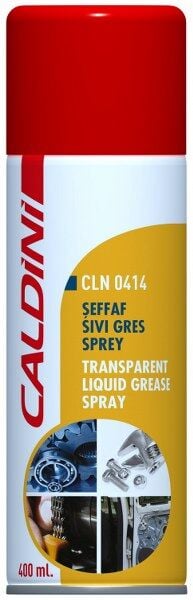CALDINI CLN-00414 ŞEFFAF SIVI GRES SPREYİ 400 ml. - Görsel 1