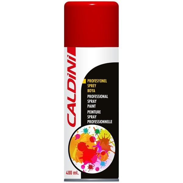 CALDINI CLN-25034 CLN-81754 AKRİLİK RAL-9010 PARLAK BEYAZ SPREY BOYA - Görsel 1