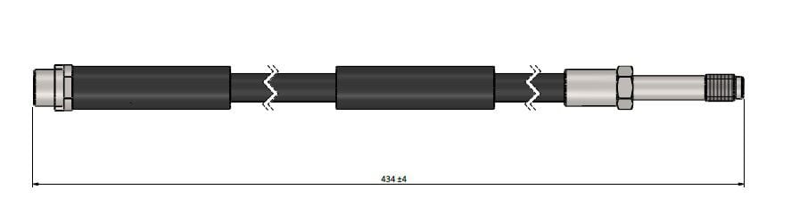 CAVO C900623A FREN HORTUMU ARKA MERCEDES SPRINTER B906 . VW CRAFTER 30-35-50 - Görsel 1
