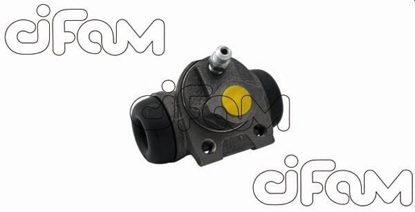 CIFAM 101743 FREN SİLİNDİRİ ARKA SAĞ-SOL LOGAN 1.4-1.6 16V-1.5DCI 04 > CLIO II 1.2-1.4-1.4 16V-1.9D 98 > 19.05mm - Görsel 1