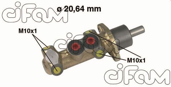 CIFAM 202044 ANA MERKEZ TMPR 1.4-1.6-1.8 90-96 TIPO 1.4-1.6-1.8 81-95 20.6mm - Görsel 1