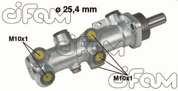 CIFAM 202239 ANA MERKEZ JUMPER 1.9-2.0-2.5-2.8 94-02 DUCATO 2.5-2.8 94-02 BOXER 2.0-2.8 99-02 25.4mm - Görsel 1