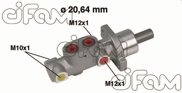 CIFAM 202296 ANA MERKEZ P206 1.4 16V-1.4HDI-2.0HDI-P306 1.4-1.6-1.9D 20.64mm - Görsel 1