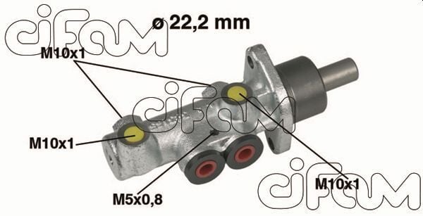 CIFAM 202353 FREN ANA MERKEZİ FIAT DOBLO 01> 1.2 1.3 1.6 1.9D ABS SİZ 22mm - Görsel 1