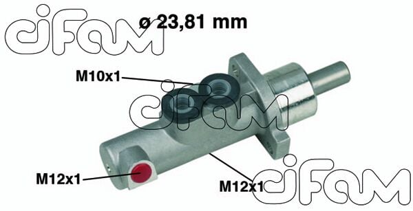 CIFAM 202441 FREN ANA MERKEZİ VECTRA B 96>02 2.0 16V 2.5 16V X20XEV-X25XE 23.80 mm - Görsel 1