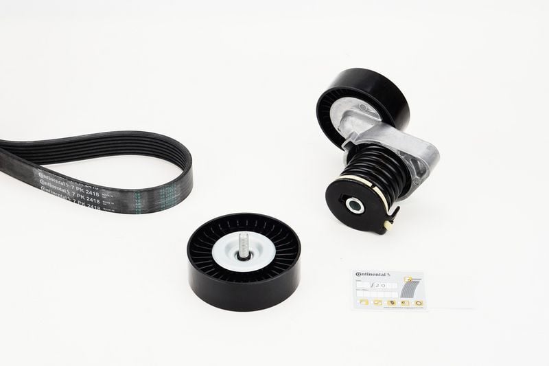 CONTI 7PK2418K1 KAYIS KAYIS SETI MERCEDES W203 S203 CL203 W204 S204 C209 W211 R171 KUTUKLU - Görsel 1