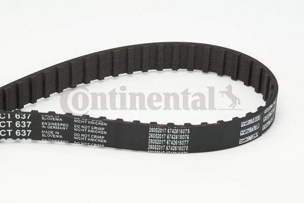 CONTI CT637 TRİGER KAYIŞI 121x180 CADDY 95-97 -GOLF 1.6 8V 74-92 -PASSAT 73-88 -AUDI-PORSCHE 924 2.0 5016 - Görsel 1