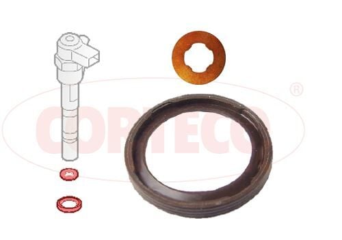 CORTECO 49445016 ENJEKTÖR KEÇESİ PULU ASTRA H-ASTRA J-CORSA C-D-E-MERIVA-LINEA-ALBEA-DOBLO-PUNTO-EGEA 1.3 A13DTE - Görsel 1