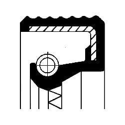 CORTECO 82034237 20034237B MÜHÜR YÜZÜĞÜ - Görsel 1