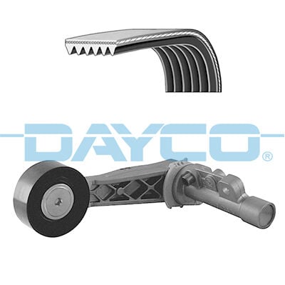 DAYCO KPV222 ALTERNATÖR GERGİ KİTİ P207-P208-P308-P508-RZC-P2008-P3008-P5008-PARTNER-BERLINGO-C3-C4- C5-DS3-DS4-DS5 1.4-1.6 VTI-THP EP3-EP6 - Görsel 1