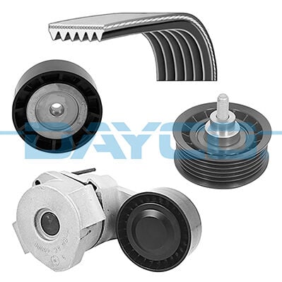 DAYCO KPV338 ALTERNATOR V KAYIŞ RULMAN SETI BOXER III JUMPER III DUCATO III TRANSIT PUMA 06> KLIMALI 2.0 HDI-TDCI - Görsel 1