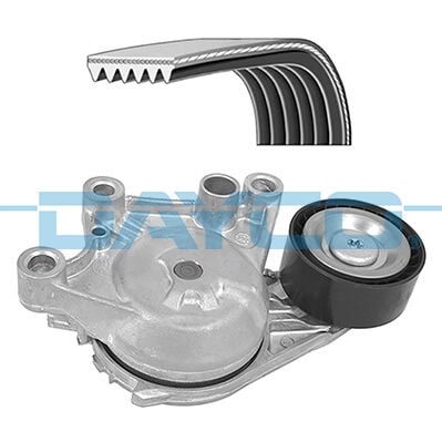DAYCO KPV340 ALTERNATÖR GERGİ KİTİ COMBO E-P208-P301-P2008-P5008-PARTNER-BERLINGO-EXPERT-RIFTER-TRAVELLER- SPACETOURER-JUMPY-C3-C4-C-ELYSEE 1.6 BlueHDI KLİMASIZ - Görsel 1