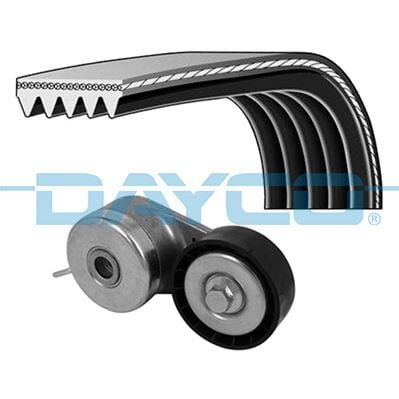 DAYCO KPV385 KANALLI V KAYIŞ SETİ FIAT 500L-500X-EGEA-BRAVO II-FIORINO-LİNEA ALFA ROMEO GIULIETTA-MITO JEEP RENE GADE 14> 1.4 1.4T 5PK 1150 - Görsel 1