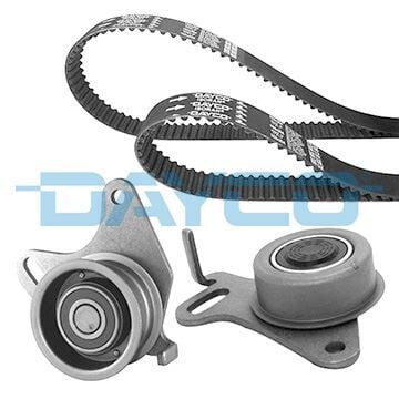DAYCO KTB400 TRİGER KAYIŞ SETİ EKSANTRİK SETİ HYUNDAI H100 STAREX 2.5L D4BB D4BF 97-> / KIA K2500 2.5L D4BH 03- > / MITSUBISHI L300. L200 2.5L 4D56 K64T K74T 96-07 / PAJERO 2.5L 4D56 94-> 2 KAYIŞ 2 RULMAN 16 - Görsel 1