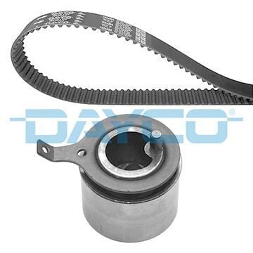 DAYCO KTB432 TRİGER KAYIŞ SETİ EKSANTRİK SETİ DAEWOO DAMAS MATIZ 0.8L 3 silindir 95-00 / TICO 0.8L F8C tek e ksantrik 95-> 1 KAYIŞ 1 RULMAN 107x250 - Görsel 1