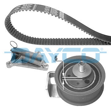 DAYCO KTB463 TRİGER SETİ 153x25 PASSAT 96-00 -A4 95-00 -A6 95-05 1.8-1.8T AJL-AEB-AFY - Görsel 1
