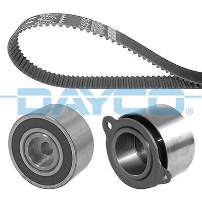 DAYCO KTB831 TRİGER KAYIŞ SETİ EKSANTRİK SETİ KIA SPORTAGE 2.0L FE 16v benzinli 94-01 / CLARUS 2.0L FE 97-00 1 KAYIŞ 2 RULMAN 168x254 - Görsel 1