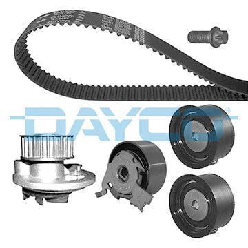 DAYCO KTBWP2570 DEVİRDAİMLİ EKSANTRİK GERGİ KİTİ 169x240 VECTRA B 96-02 -OMEGA B 94-99 ASTRA F-VECTRA A 94>96 CALIBRA <97 1.8İ-2.0İ 16V X20XEV-X18XE CHEVROLET LACETTI-EPICA-EVENDA 2.0 16V LDA-L88 - Görsel 1