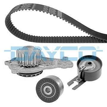 DAYCO KTBWP3100 EKSANTRİK GERGİ KİTİ DEVİRDAİM 144 DİŞ EURO4 P206-P307-C1-C2-C3-BIPPER -NEMO-XSARA 1.4 HDİ FIEST A FUSION 02>08 1.4 TDCI 2S6Q8A615AB-2S6Q8591BA - Görsel 1