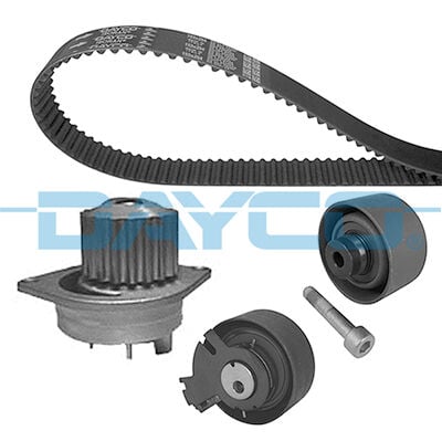 DAYCO KTBWP3330 DEVİRDAİMLİ EKSANTRİK GERGİ KİTİ 134x254 P206-307-PARTNER-BERLINGO-C3-XSARA 1.6 16V NFU TU5JP4 - Görsel 1