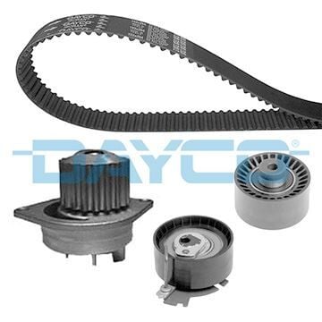 DAYCO KTBWP4170 DEVİRDAİMLİ EKSANTRİK GERGİ KİTİ P206-207-307-308-PARTNER-C2-C3-C4-XSARA-BERLINGO 1.6-1.6 16V TU5JP4 DFM SUCCE 1.6 16V 09-13 TU5JP4 - Görsel 1