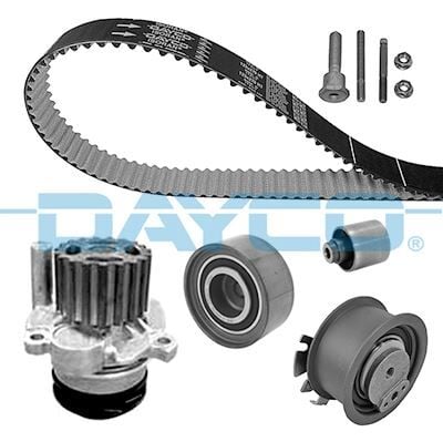 DAYCO KTBWP4860 DEVİRDAİMLİ TRİGER SETİ PASSAT-JETTA-GOLF5-OCTAVIA-TOLEDO-A3-A6 2.0 TDI 2007-2011 BKP-BKD-BRE-BLB - Görsel 1