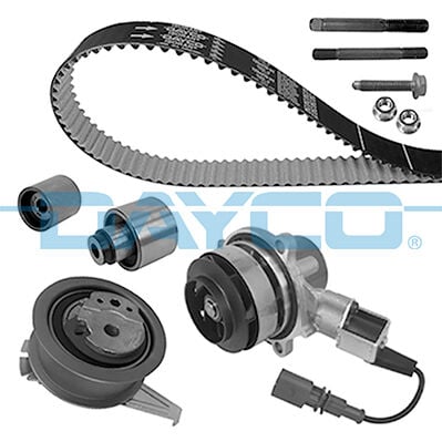 DAYCO KTBWP8841 DEVİRDAİMLİ TRİGER SETİ SOKETLİ GOLF7-A3-LEON-PASSAT-TİGUAN 1.6-2.0TDİ13> CLHA/B-DCXA-CRLB CUVC-CRKA-CRKB - Görsel 1