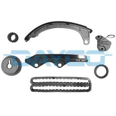 DAYCO KTC1010 EKSANTRİK ZİNCİR SETİ NISSAN MICRA 1.2L 1.4L CR12DE CR14DE K12 02-10 / NOTE 1.4L CR14DE E11 06-12 7 parça - Görsel 1