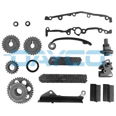 DAYCO KTC1041 EKSANTRİK ZİNCİR SETİ NISSAN SUNNY 1.4L 1.6L GA14DS GA16DE N14 90-95 / NX COUPE 1.6L GA16DE B13 90-9 3 17 PARÇA - Görsel 1