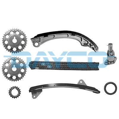 DAYCO KTC1044 EKSANTRİK ZİNCİR SETİ TOYOTA COROLLA 1.4L 1.6L 4ZZ-FE 3ZZ-FE ZZE111 ZZE112 ZZE120 ZZE121 VVTi 01-06 / AVENSIS 1.6L 3ZZFE VVTi ZZT250 03-08 8 PARÇA - Görsel 1