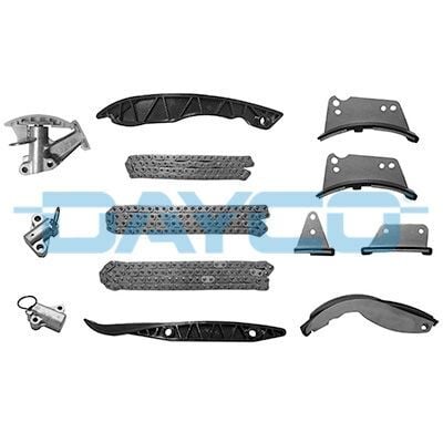 DAYCO KTC1045 EKSANTRİK ZİNCİR SETİ HYUNDAI STAREX 2.5L D4CB 02-08 / H1 2.5L D4CB CRDI 08-> / H100 2.5L D4CB 140h p KAMYONET 06-09 / KIA SORENTO 2.5L D4CB 140hp 170hp 06-> 13 Parça - Görsel 1