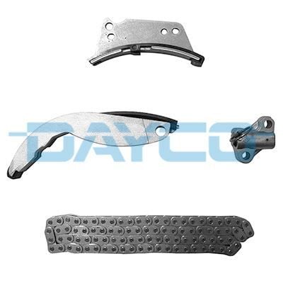 DAYCO KTC1047 ENJEKSİYON POMPA ZİNCİR SETİ HYUNDAI STAREX 2.5L D4CB 02-08 / H1 2.5L D4CB CRDI 08-> / H100 2.5L D4CB 140hp KAMYONET 06-09 / KIA SORENTO 2.5L D4CB 140hp 170hp 06-> 1 zincir 1 gergi 2 palet - Görsel 1