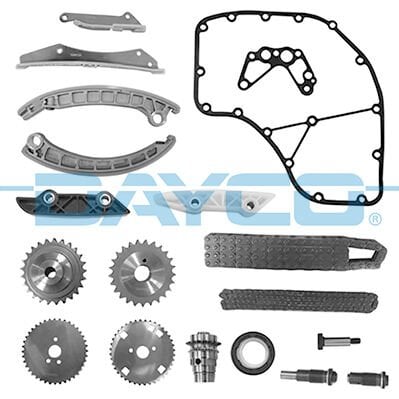 DAYCO KTC1099 EKSANTRİK ZİNCİR SETİ KOMPLE IVECO DAILY IV-V-VI 06>16 FIAT DUCATO 06> PSA BOXER-JUMPER 10> FUSO CAN TER 12> F1C 2.3 - Görsel 1