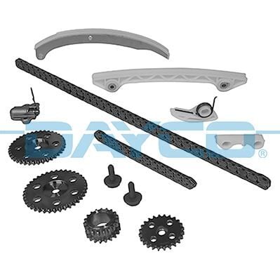 DAYCO KTC1106 EKSANTRİK ZİNCİR TAM SET FORD MONDEO 01> 2.0 DURATEC 134 DİŞ DİŞLİLER DAHİL - Görsel 1
