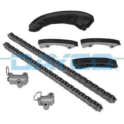DAYCO KTC1187 EKSANTRİK ZİNCİR SETİ HYUNDAI ACCENT ERA BLUE MATRIX GETZ 1.5L 1.6L D4FA D4FB 06-18 / İ20 1.4L D4FC 10-> / İ30 1.6L D4FB 07-> / KIA RIO D4FA 05-11 / CEED CERATO SOUL D4FB 07-> 8 PARÇA - Görsel 1