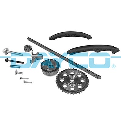 DAYCO KTC1223 EKSANTRİK ZİNCİR SETİ GOLF5/6-JETTA-PASSAT-SCIROCCO-A3-LEON 1.6 FSI BLF - 1.4 TSI CAXA-BMY-BLG 7 PARÇA - Görsel 1