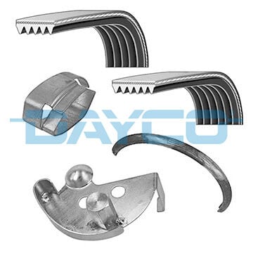 DAYCO PVE001 V KAYIŞ SETİ FOCUS/C-MAX 04> 1.6 ZETEC 5PK 868 6PK 1059 - Görsel 1