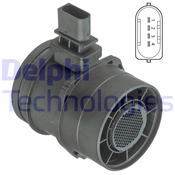 DELPHI AF10396-12B1 HAVA AKIS METRE MERCEDES VITO OM646 W639 03> . BMW N47 E81 E87 E90 E91 E92 E93 E65 E84 - Görsel 1