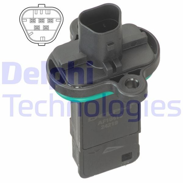 DELPHI AF10419-12B1 HAVA KÜTLE ÖLÇER DEBİMETRE ASTRA J-K-MOKKA-CORSA D-E-MERIVA A10-12-14-16-XER-NET-XEP- B13-14-16-DTE-DTR-DTU-B20DTH - Görsel 1