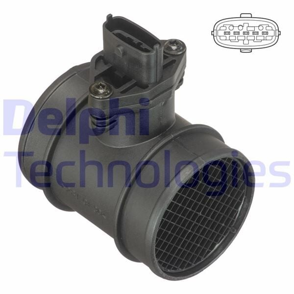 DELPHI AF10625-12B1 HAVA AKIŞMETRE DEBIMETRE FIAT DOBLO-MAREA-BRAVO 1.9 JTD - Görsel 1
