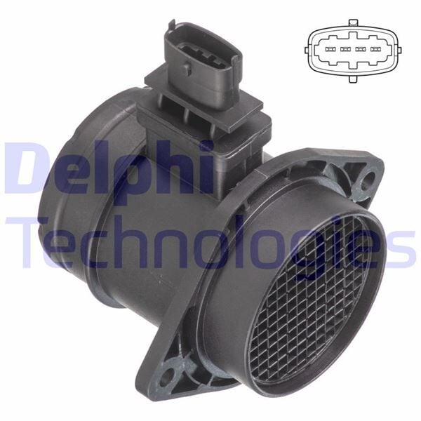 DELPHI AF10632-12B1 HAVA KÜTLE ÖLÇER DEBİMETRE FIORINO 1.3 DMTJ 08 > - Görsel 1