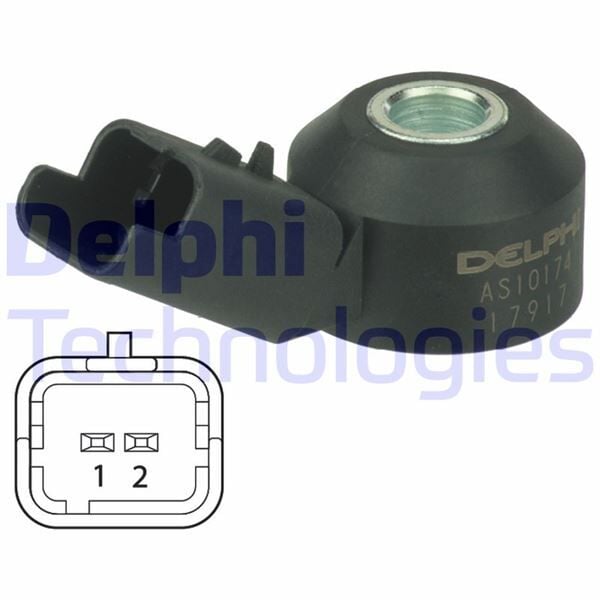 DELPHI AS10174 VURUNTU SENSÖRÜ FIAT DOBLO 24> SCUDO 22> COMBO E-CORSA F 19> CROSSLAND-GRANDLAND 17> 206-207-208-301 -307-308-406-407-508-2008 -3008-5008-PARTNER-BERLINGO-C-ELYSEE-C1-C3-C4-C5-DS3 1.2 PURETECH-1.4-1.6- - Görsel 1