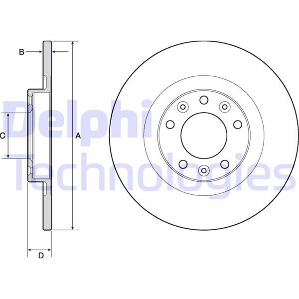 DELPHI BG4662C ARKA FREN AYNASI OPEL ASTRA L 21> GRANDLAND 17> VIVARO C 19> ZAFIRA LIFE 19> JUMPY III 16> C4 18> C5 h 21> C5 AIRCROSS 18> EXPERT 16> 508 18> 5008 16> 308 II-III 14> 3008 16> 290x35x5DL DOLU - Görsel 1