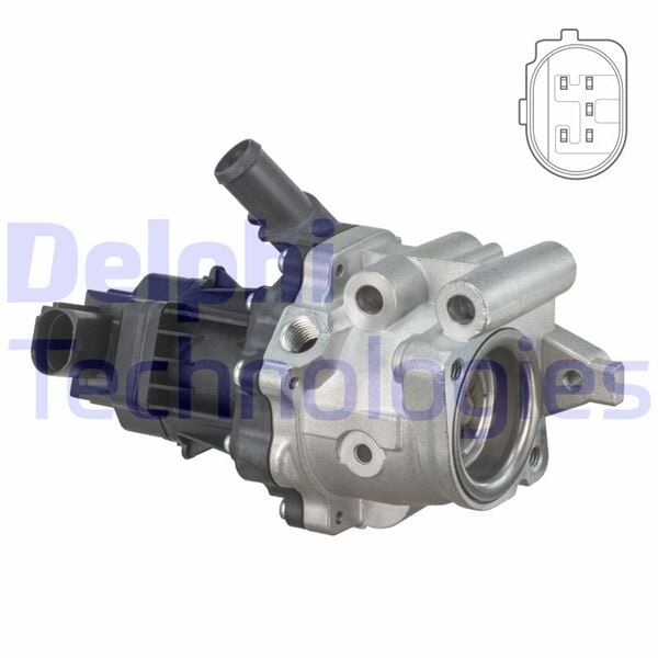 DELPHI EG10482-12B1 EGR VALFİ IVECO DAİLY IV 11> 2.3 JTD 106-126-136-146 PS - Görsel 1