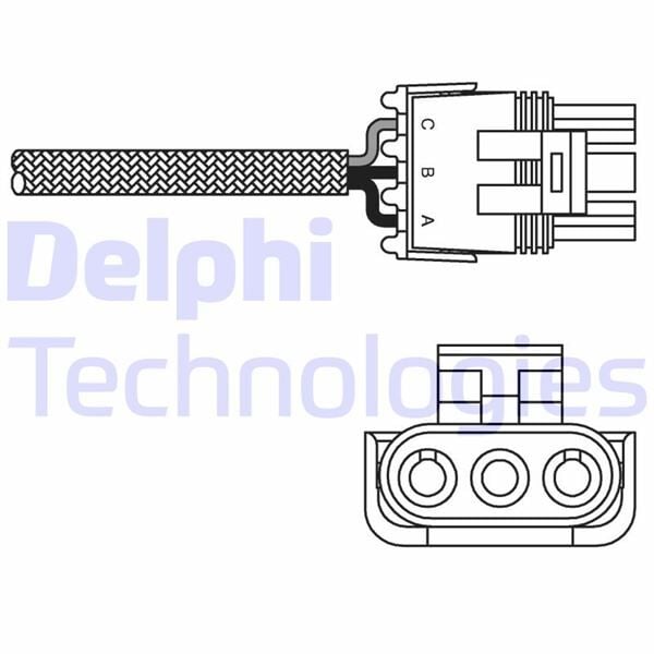 DELPHI ES10990-12B1 OKSİJEN SENSÖRÜ OPEL VECTRA A-B-ASTRA F-OMEGA A-B-CORSA A 1.8-2.0 RENAULT R19-MEGANE I-CLIO I-LAGUNA I 1.4 1.6 1.8 - Görsel 1