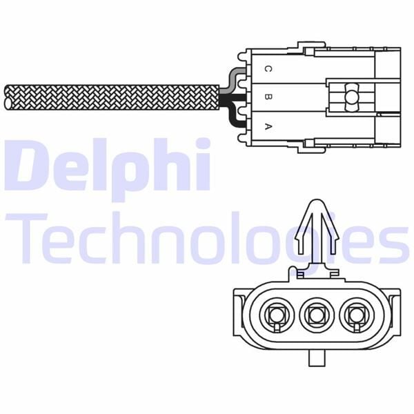 DELPHI ES10992-12B1 OKSİJEN SENSÖRÜ CLIO-KANGOO 1.2 96-01 - Görsel 1