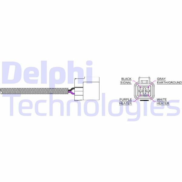 DELPHI ES20158-12B1 OKSİJEN SENSÖRÜ HYUNDAI ACCENT 1.3L 1.5L G4EA G4EB 00-> / ADMIRE. ERA. GETZ. MATRIX. COUPE 1.4L 1.6 L G4EE G4ED 01-10 / TUCSON 2.0L G4GC 04-> / ELANTRA 1.6L G4ED 00-06 / KIA RIO 1.4L 1.6L G4EE G4ED 06 - Görsel 1