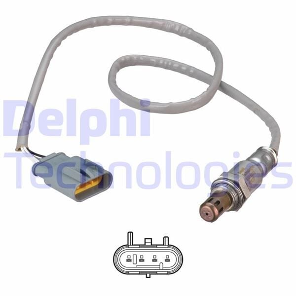DELPHI ES21073-12B1 Ön OKSİJEN SENSÖRÜ ALFA-CHRYSLER-FIAT-LANCIAALFA ROMEO Mito-CHRYSLER Ypsilon-FIAT 500.Panda.Punto-LA - Görsel 1