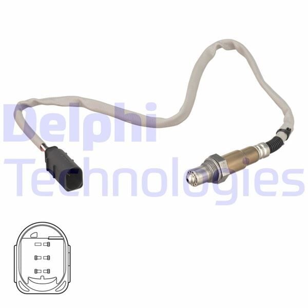 DELPHI ES21074-12B1 OKSIJEN SENSORU KAT. ONCESI MERCEDES W176 W246 W204 W205 C117 C218 W212 C253 X204 B907 B910 - Görsel 1